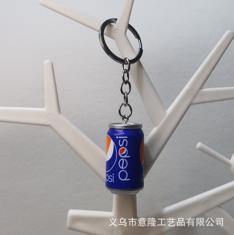 アニメシミュレーション3d立体コーラ雪碧飲料瓶ビール瓶キーホルダーストラップ|undefined