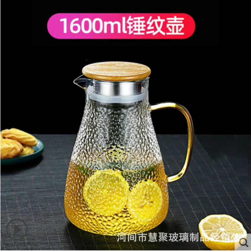 Glass teapot, set for home use