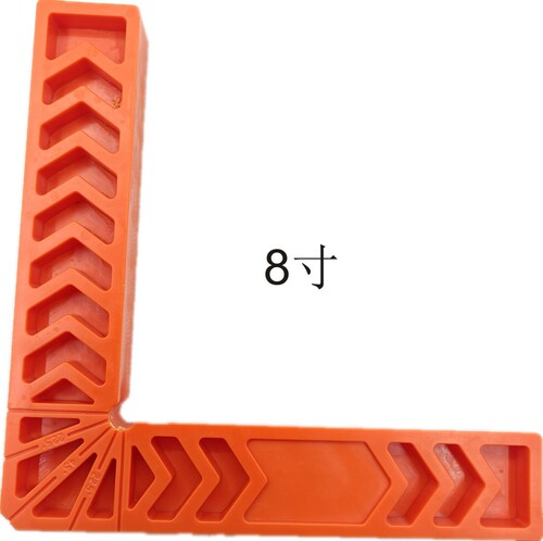 Right-angle positioning ruler 90-degree L-shaped angle ruler fixed locator plastic angle ruler woodworking marking auxiliary tool