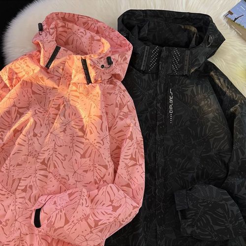 American-style combat jacket for men, spring and autumn version, cool rebel high-street fashion brand, couple's turtleneck hooded utility jacket.