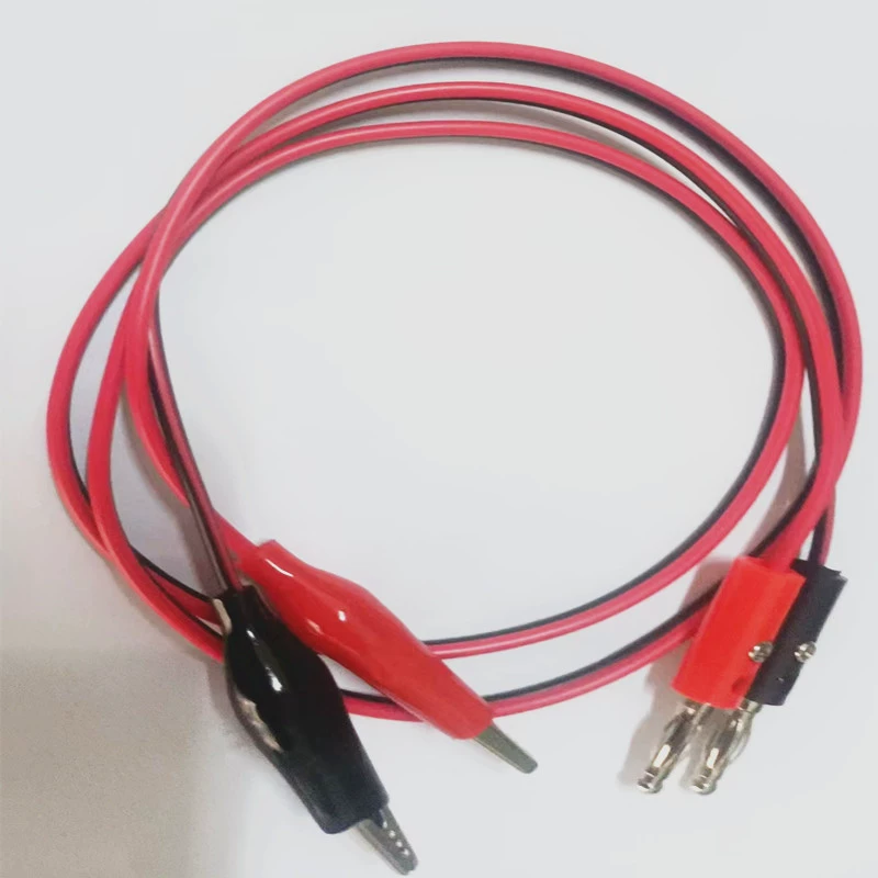 Производитель оптовая продажа 4.0 банановая головка в крокодил зажим провод 2468-22 косметический прибор выходной шнур питания