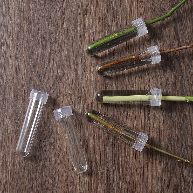 Tubo de retención de agua de fondo de flores ramo embalaje tubo de almacenamiento de agua tubo de nutrición al por mayor floristería ramo fresco raíz tubo de retención de agua
