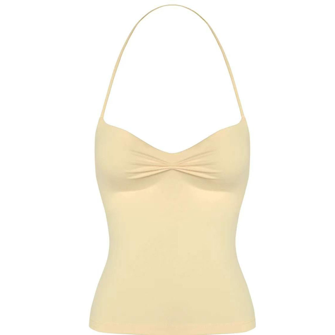 Colgar cuello en V alta elástica piel con cojín de pecho apretado entrenamiento deportivo profesional pilates set de yoga pantalones cortos pantalones largos