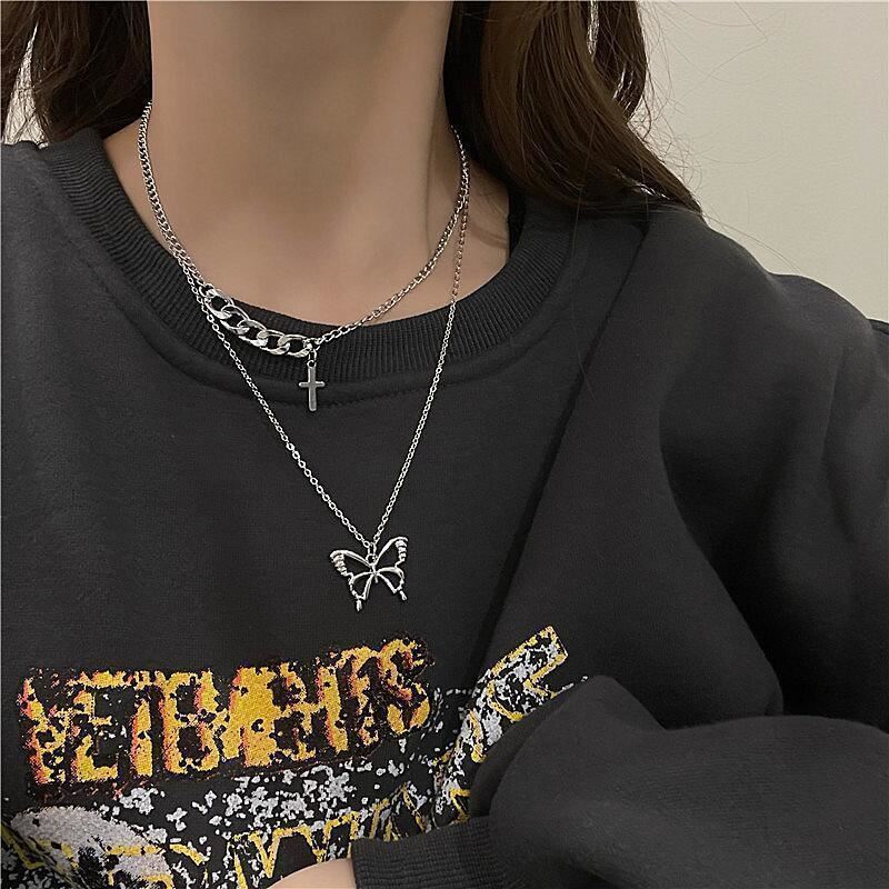 Elegante Barockperlenkette, hochwertiger Süßwasserperlenanhänger, exquisites verstellbares Design, silber- und goldplattierter Feinschmuck für Damen (Cross-Border Au)_voghion.com