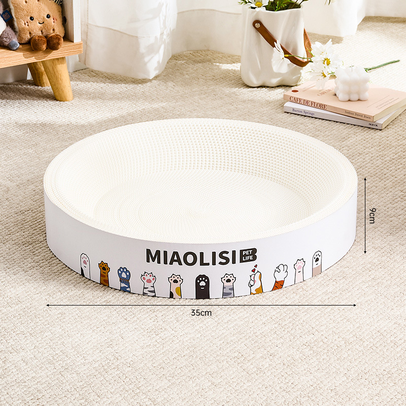흰색 카드 라운드 35cm