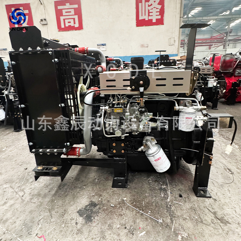 490 Four-Cylinder Engine with 12inch Mixed-Flow Pumps, Mobile Trailer-Type Drainage Pump, Large Flow Water Pump for Engineering Applications
