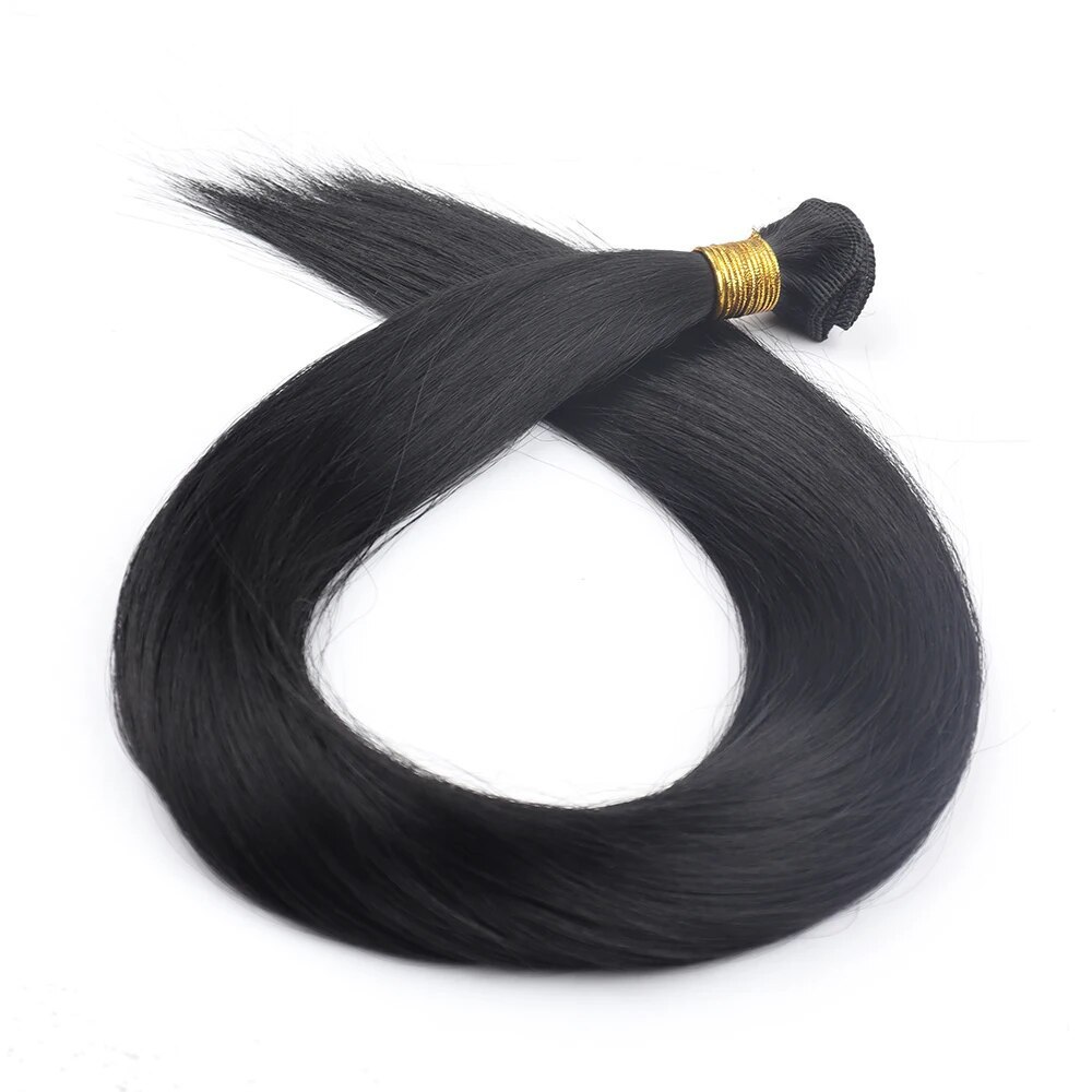 Peruca, cabello recto, fibra química, cabello recto, cortina de cabello