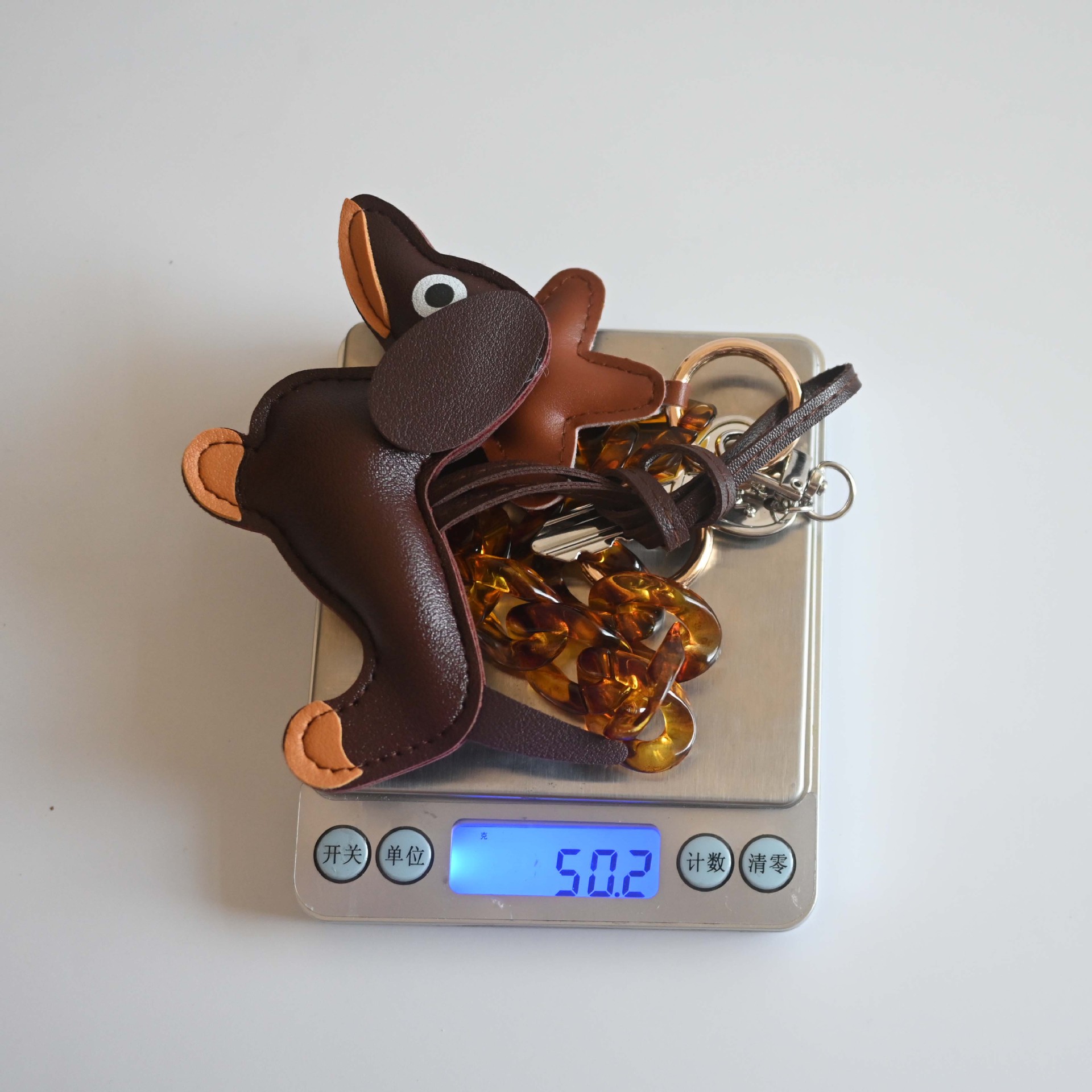 Pu Leather Material 1 Piece Bag Dog Bag Pendant Keychain Pu Leather Unisex Cute Bag Pendant Keychain