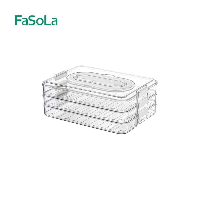 FaSoLa餃子箱食品級冷凍専用鮮度保持箱水餃子饅頭急凍箱家庭用冷蔵庫収納箱|undefined