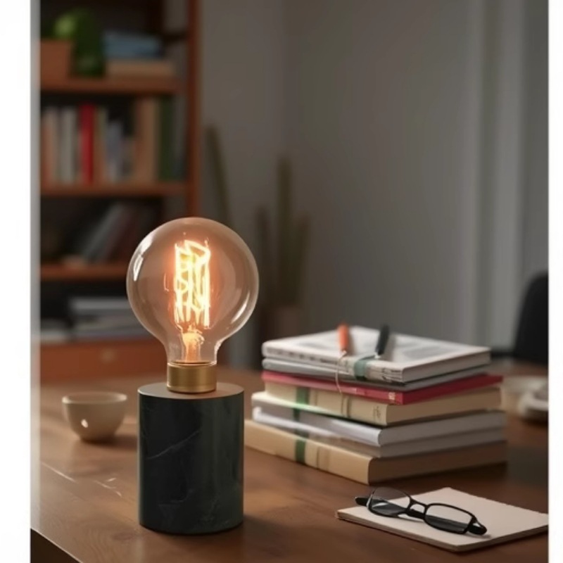 Bombilla LED Edison retro nostálgico E27 boca de tornillo grande luz amarilla cálida lámpara de tungsteno de imitación Dragon Ball lámpara de filamento creativa