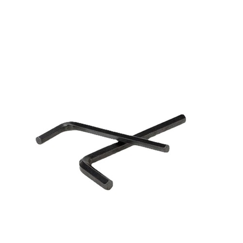 Black hexagonal wrench, standard hexagonal wrench, L-shaped flat head, hexagonal, 6-edge, 7-shaped M1.5-M8