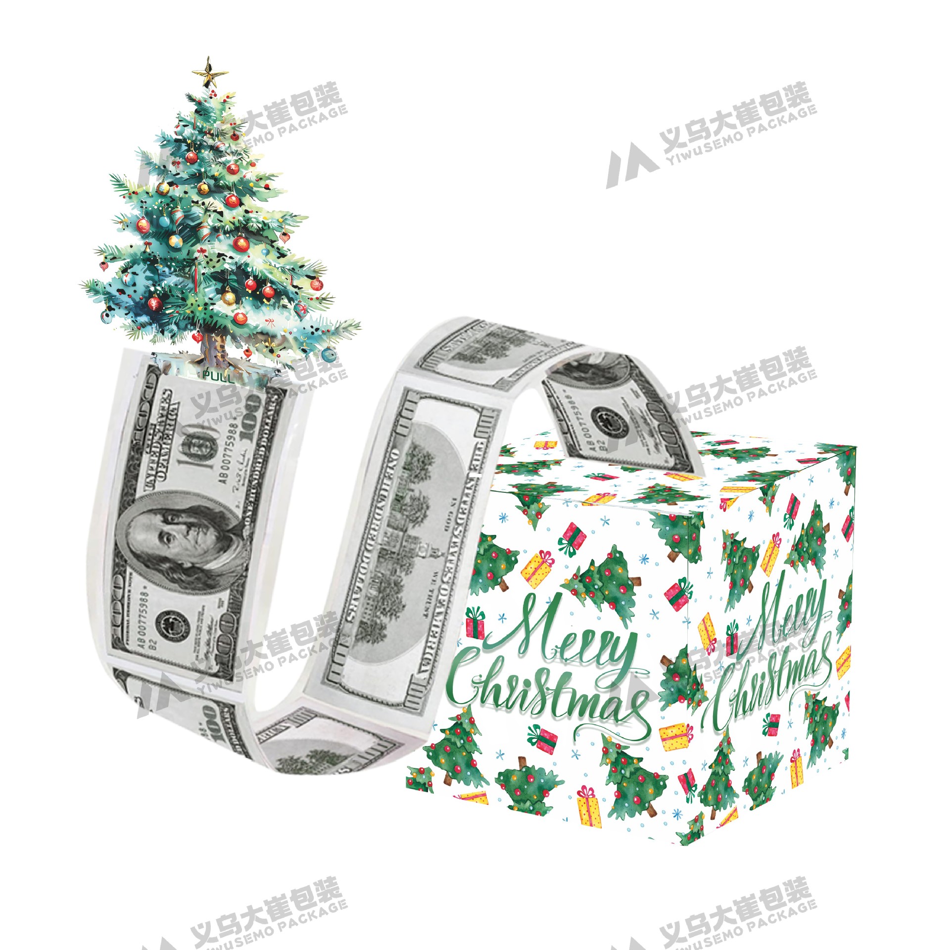 现货白色圣诞树款