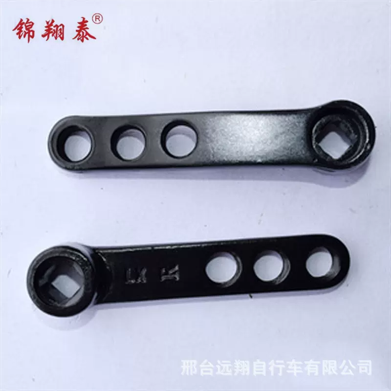 厂家供应动感单车健身器材配件健身车脚拐健身车动感单车曲柄