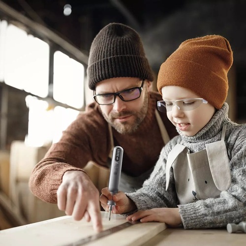 Grebo greenworks8V lithium electric grinder set wireless handheld stone and wood carving polishing, cutting and engraving machine