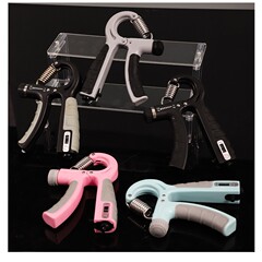 R型男女通用成人握力器可调节计数10-100kg和5-60kg握力器健身手