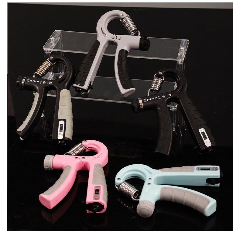 R型男女通用成人握力器可调节计数10-100kg和5-60kg握力器健身手|undefined