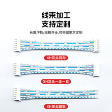 2.54蓝白排2.54间距连接线2P 3P 4P 5P6P-12P 2468#24AWG单头双头