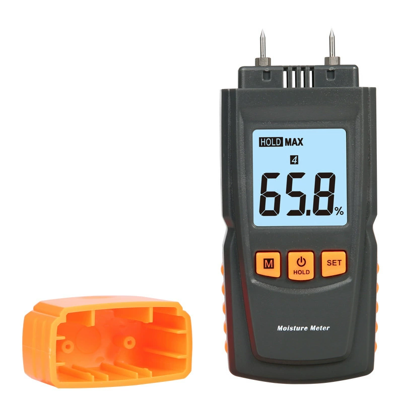 Измеритель влажности GM605, тестер влажности древесины, измеритель влажности стен, полов и строительных материалов