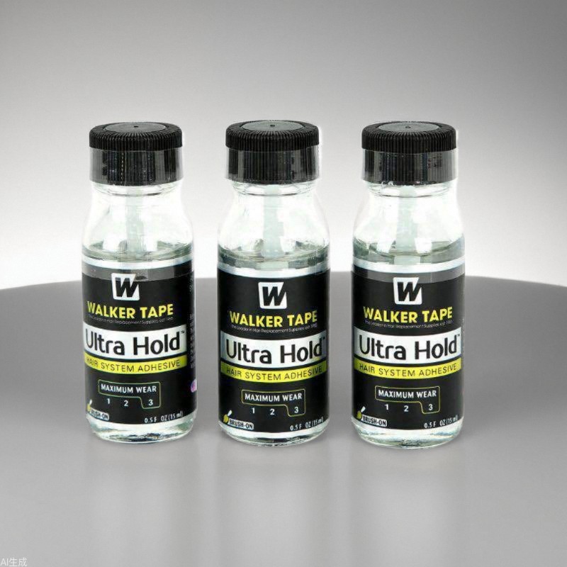 Pegamento para el cabello, pegamento para el cabello de encaje, pegamento para el cabello, pegamento para la piel, TapeUltraHold15ml, especial, sin quitar el maquillaje.