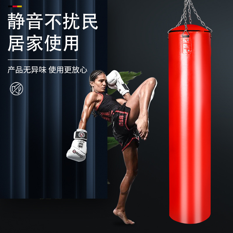 Microfibra de cuero al por mayor de boxeo saco de arena sólido hueco Taekwondo Lucha colgando gimnasio equipo de entrenamiento