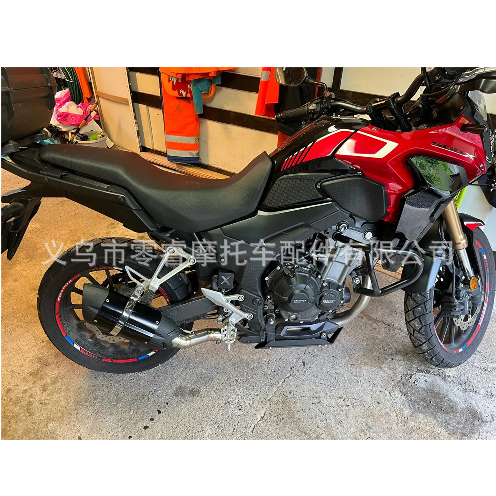 Motorcycle exhaust pipe is suitable for CB400F CBR500 modified CB400X middle exhaust connecting pipe