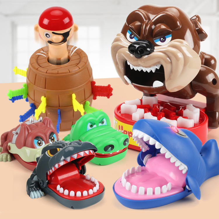 Children's whole Cup decompression toys creative spoof bite finger shark crocodile dog cross-border stall toys wholesale Children's whole Cup decompression toys creative spoof bite finger shark crocodile dog cross-border stall toys wholesale