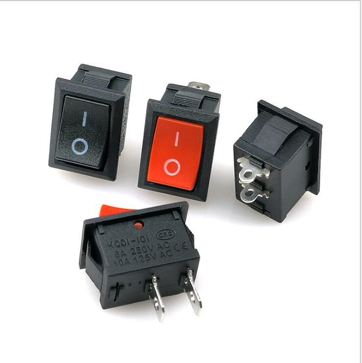 15*21mm 船型开关船形电子秤小开关2脚2档 250V6A/10A KCD1-101