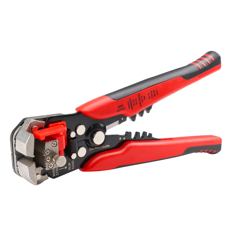 Multi-función Pelacables herramienta de pelado automático multi-color electricista alicates de pelado de alambre línea de corte presionando 3-en-1 Herramienta YEFYM