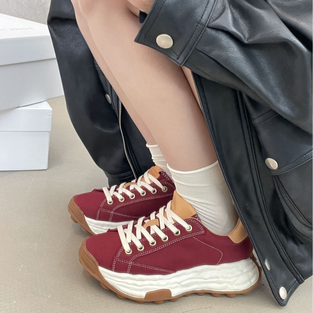 SGIRL TWTW High-End Design Casual For Women 2025 Thick-Soled Forrest Gump Dissolving Sports Versatile Dad Shoes_vogvips.com