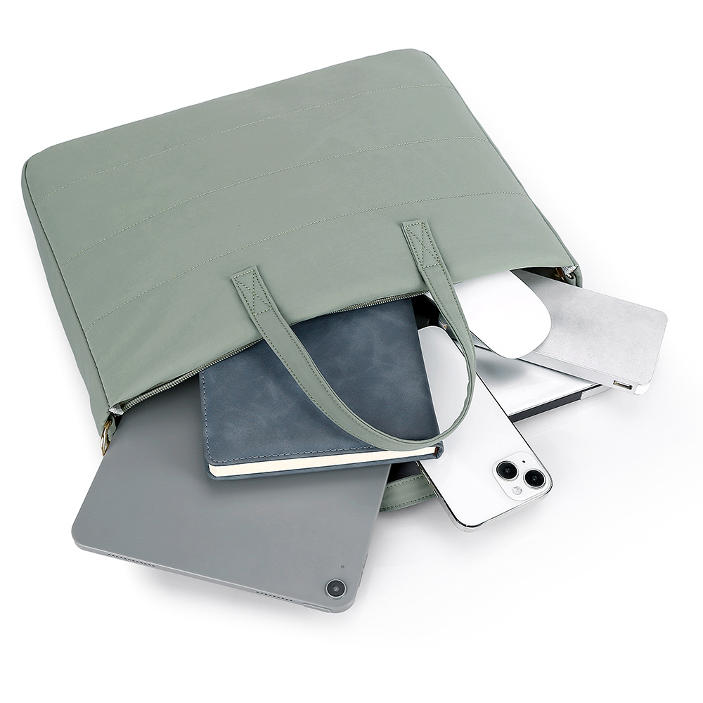 Bolsa de hombro portátil de negocios 14 pulgadas 15.6 pulgadas bolsa de computadora bolsa de aire compartimiento bolsa de portátil