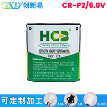 HCB昊诚CR-P2锂电池6V照相机DL223马桶水龙头红外线感应器2CP4036