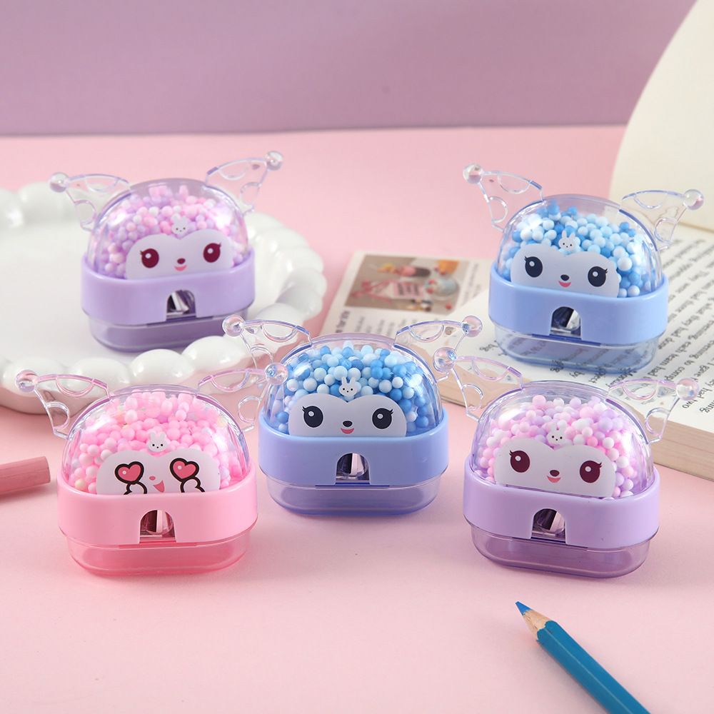 dibujos animados creativos mini lápiz cortador portátil manual para niños lápiz cortador especial para estudiantes pequeño lápiz cortador
