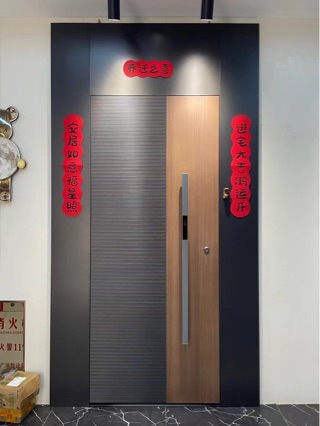 铸铝双开别墅大门