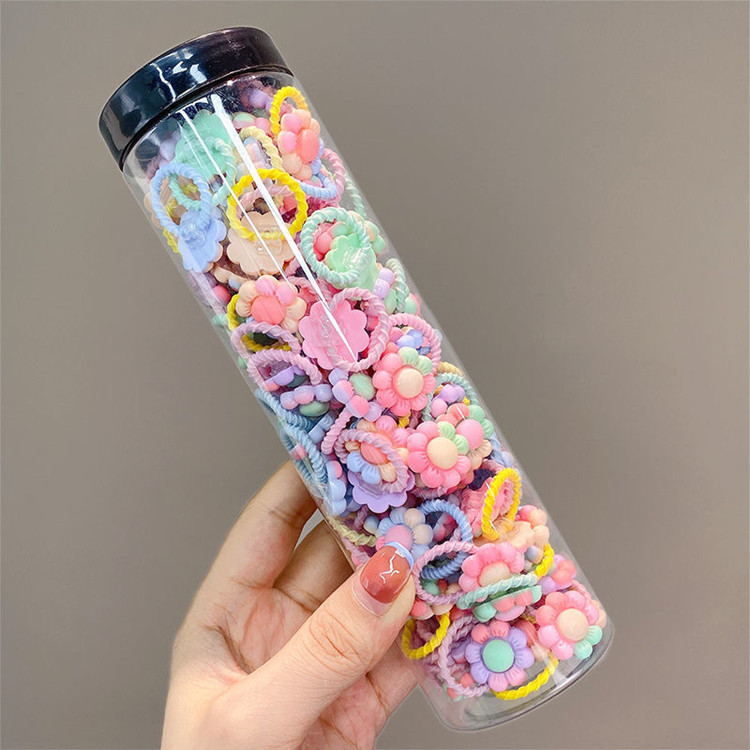 La banda de goma de los niños no daña el pelo, buena elasticidad, banda de goma de la muchacha, cuerda del pelo del bebé, pelo tamaño pequeño del lazo, anillo del pelo, accesorios del pelo