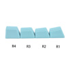 PBT no carcayer 1U thickened mechanical keyboard R1 R2 R3 R4 high personality monochrome multi -color rainbow match