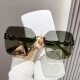 Explosions Elma Same-style Sunglasses High-grade Frameless Sunglasses Women's Anti-ultraviolet Driving Sunshade Shown Small Face
