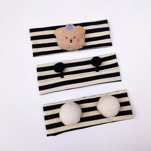 Baby fontanel door hat, spring and autumn thin headband, cute newborn male and female baby fontanel door tire hat, empty top hat