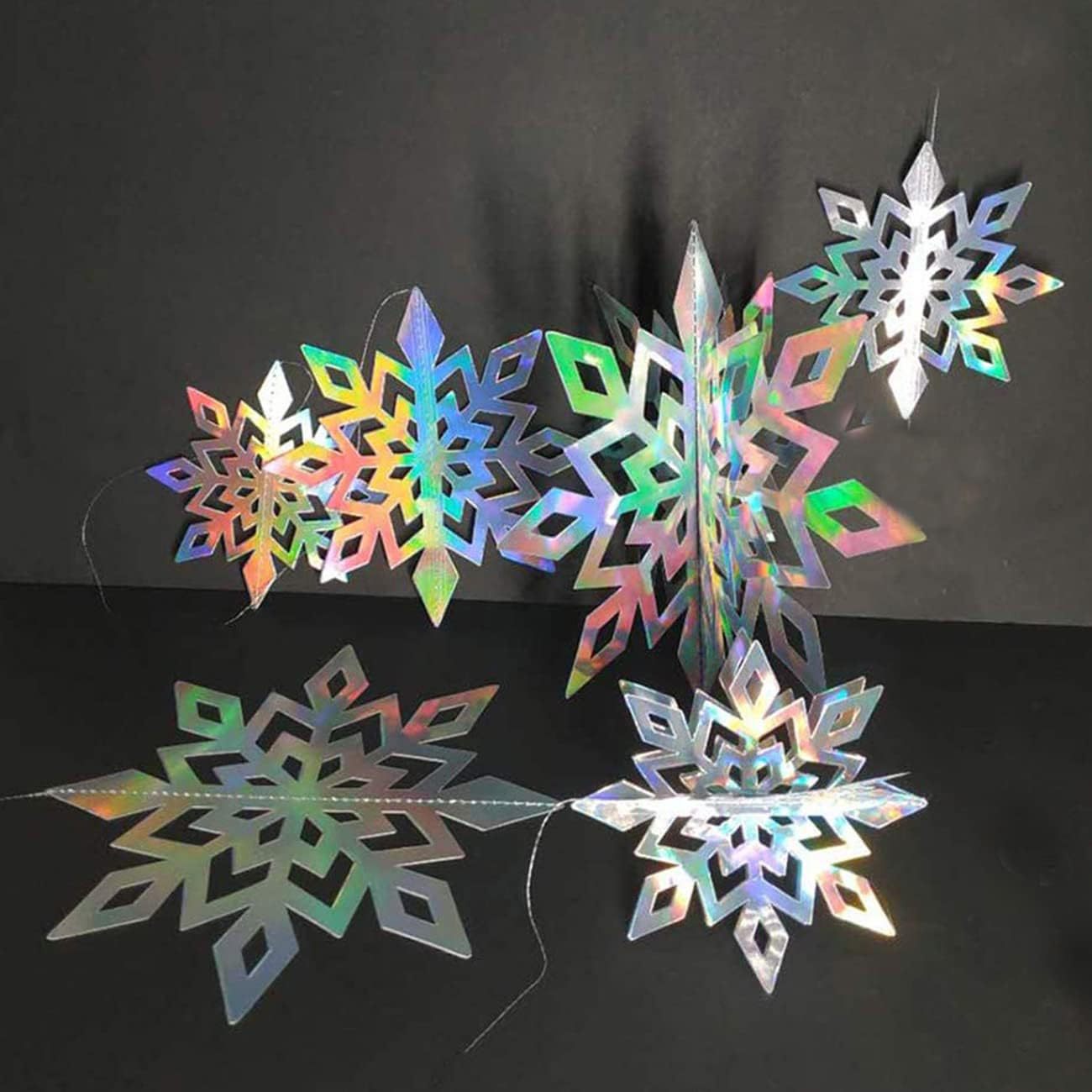 Christmas Snowflake Hanging Flag 4