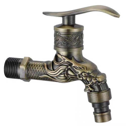 c zinc alloy European antique faucet single cold washing machine mop pool faucet wall-mounted retro faucet