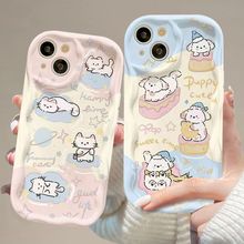 适用/可爱小猫小狗手机壳软/女型号请先咨询客服哦卡通少女