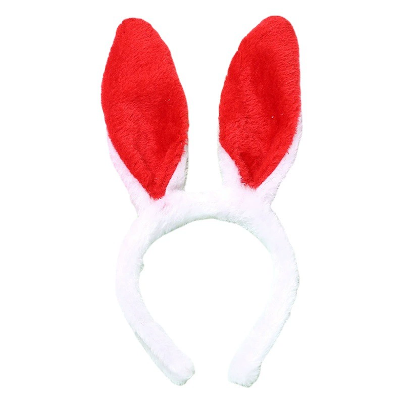 Прямая Заводская плюшевая повязка на голову с кроличьими ушками, трансграничная Горячая продажа, детский фестиваль для взрослых, повязка на голову, шпилька