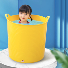之达儿童洗澡桶婴儿保温沐浴桶加厚手提洗澡盆塑料宝宝小孩可坐泡
