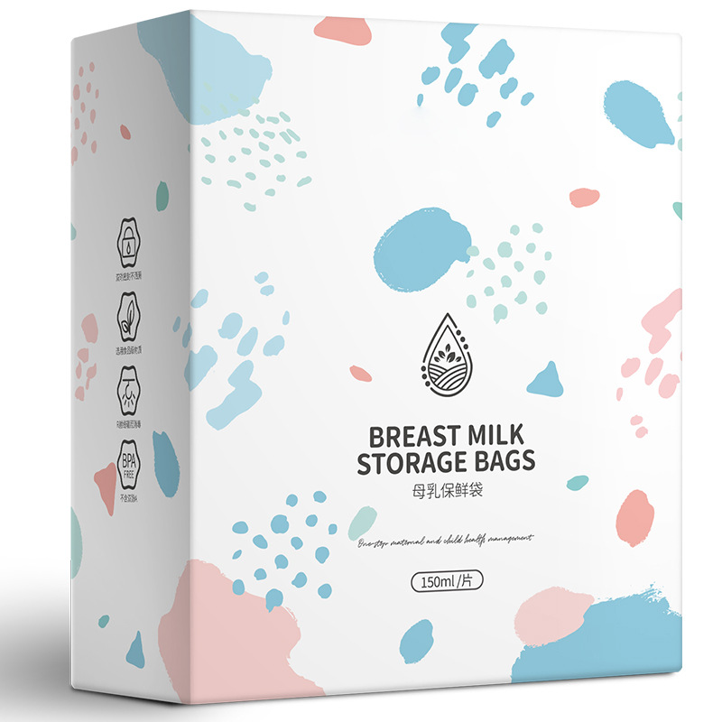 Bolsa de almacenamiento de leche bolsa de leche desechable Almacenamiento de leche materna bolsa de conservación de leche humana bolsa de almacenamiento de leche congelada 100ML150ML