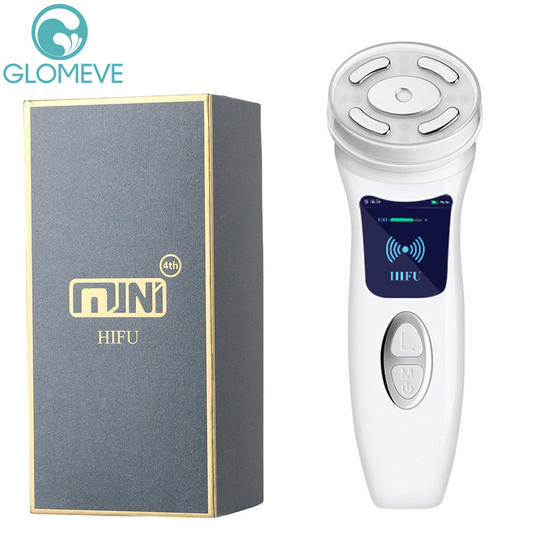 Four generations of MINI HIFU mini ultrasonic knife carved instrument thermal EMS micro electric pulse beauty instrument cross-border