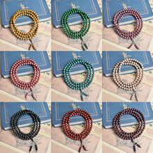 中药手串天然合香珠非遗手工古法文玩素圈疏肝解郁养生配饰108颗