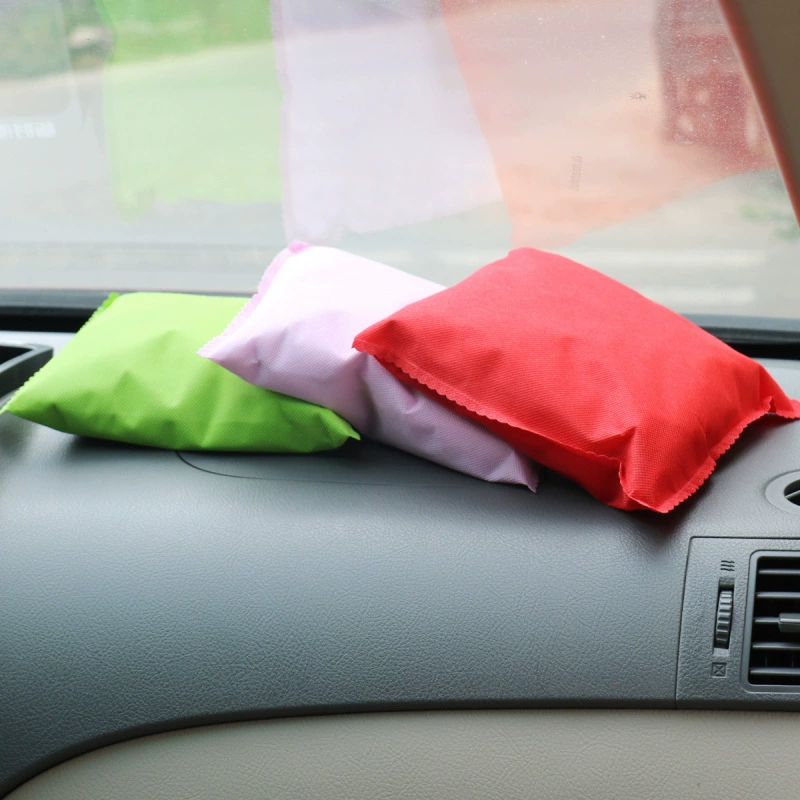 Прямая поставка с фабрики 500 г Нетканый мешок для угля дезодорант домашнее стоячее украшение монохромный мешок из бамбукового угля