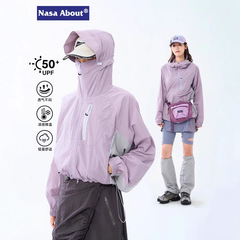 NASA屋外山系薄手日焼け止め女性夏2025新型紫外線防止男女同型日焼け止め服