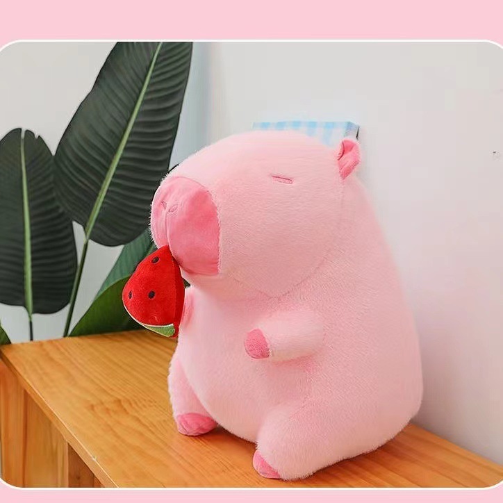 マフラーのカピバラの誕生日の帽子のカピバラの醜い萌えの面白い鼻水のぬいぐるみのぬいぐるみのミンク