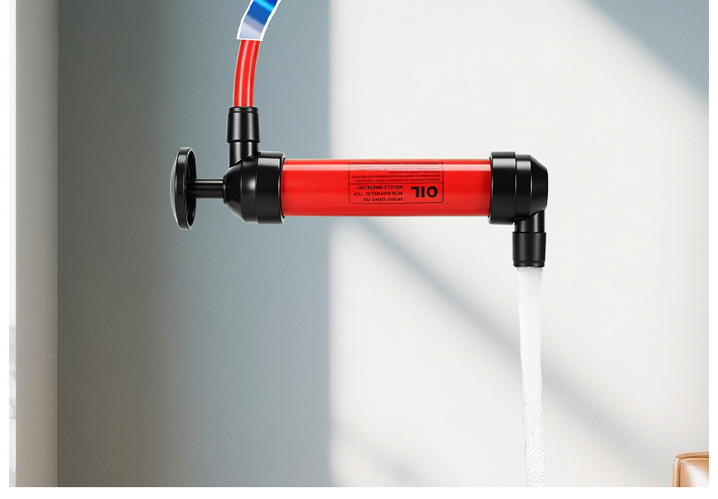 Small manual specialized oil extractor, cross-border multifunctional pull-out air pump type high-pressure car oil extractor