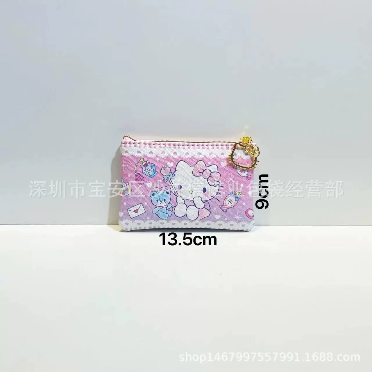 Hello Kitty, мультяшный милый маленький кошелек, сумка для хранения, помада, 24 года, новая коллекция